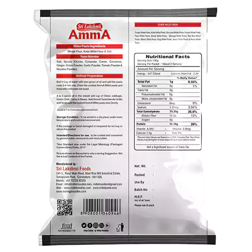 Kodo Millet Pasta 175g - Image 2